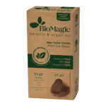 Biomagic, Biomagic, Keratine en arganolie, Permanente haarkleuring, 77.07 , 250 ml *Tester