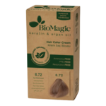 Biomagic, Biomagic, Keratine en arganolie, Permanente haarkleuring, 8.72 , 250 ml *Tester