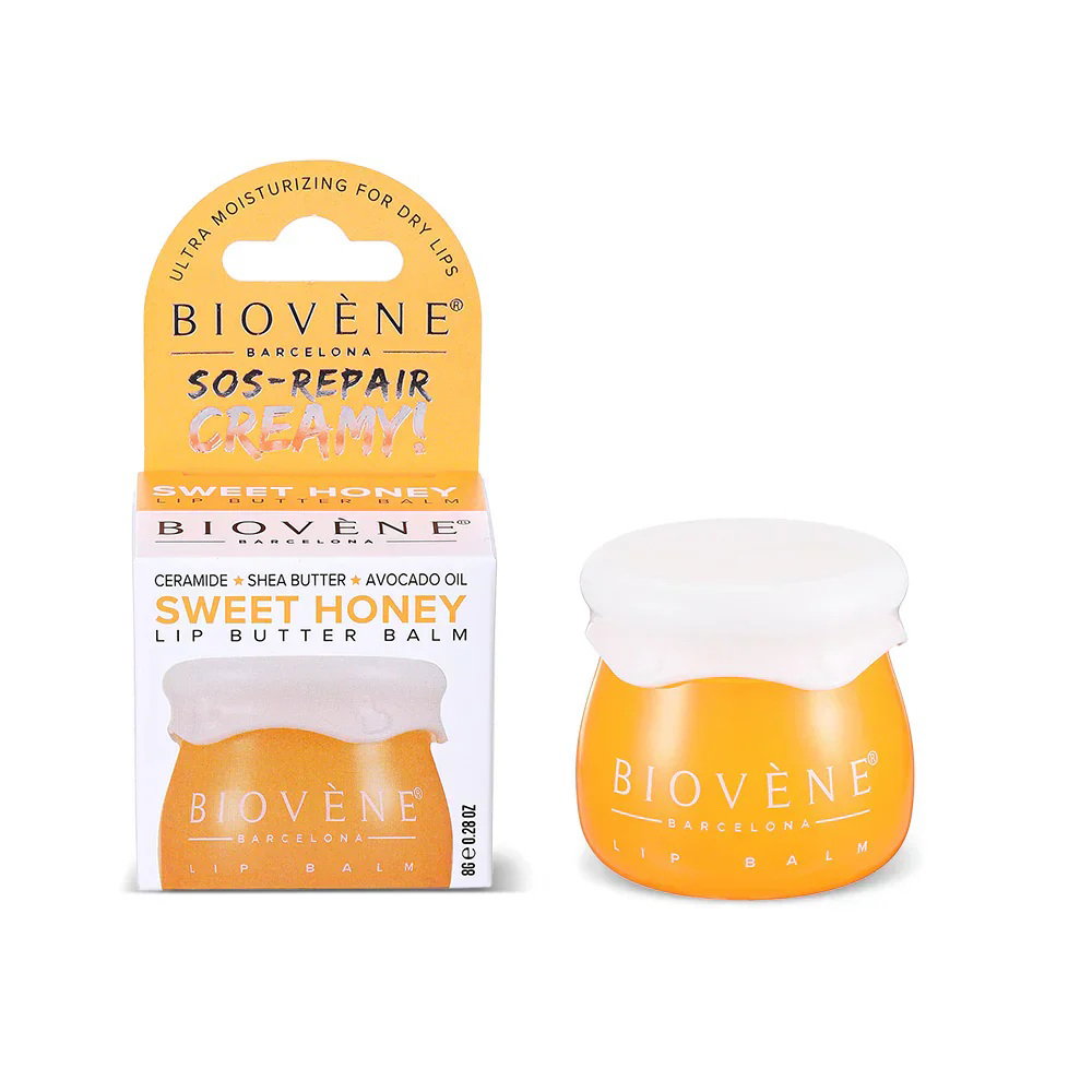 biovene-honey-ceramide-lip-balm-8-g-1779181348 Biovene, Honey + Ceramide, Lippenbalsem, 8 g - Afbeelding 1