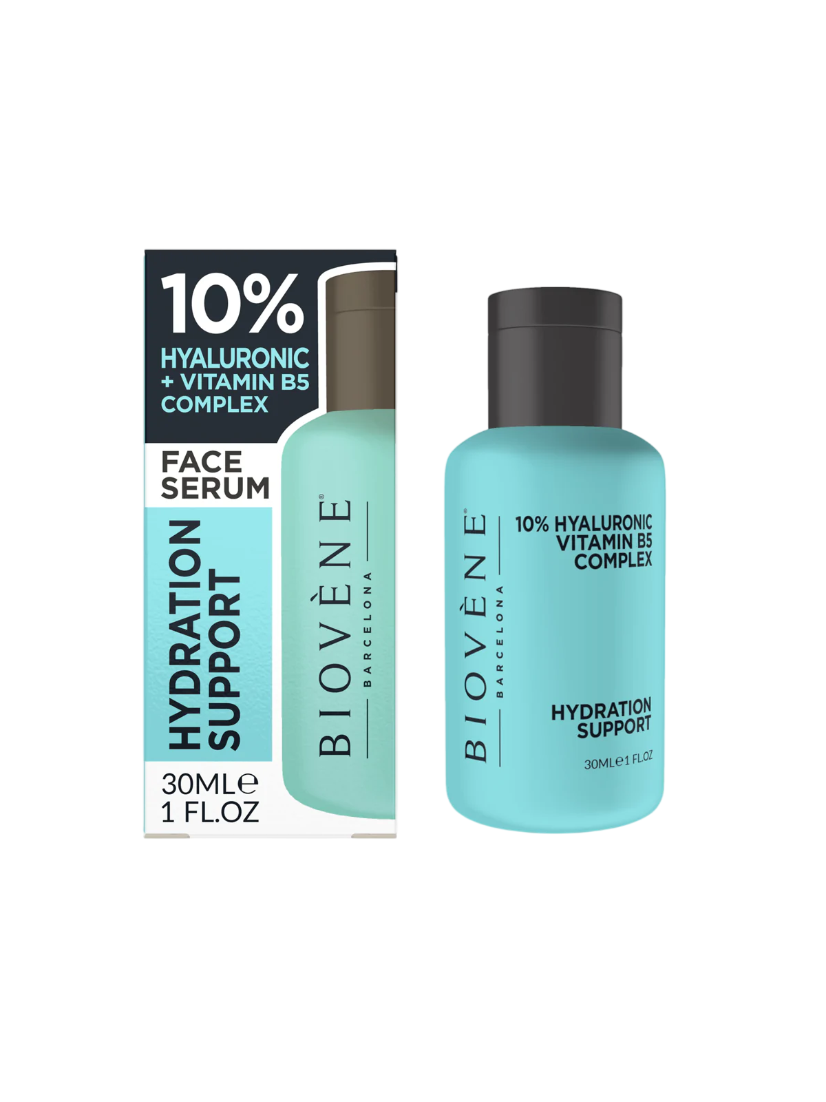 biovene-hydration-support-hydrating-serum-for-face-30-ml-1779183018 Biovene, Hydration Support, 10% Hyaluronic, Hydraterend, Serum, Voor gezicht, 30 ml - Afbeelding 1