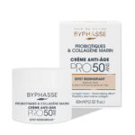 Byphasse, Pro 50, Anti-veroudering, Room, Voor gezicht, 60 ml