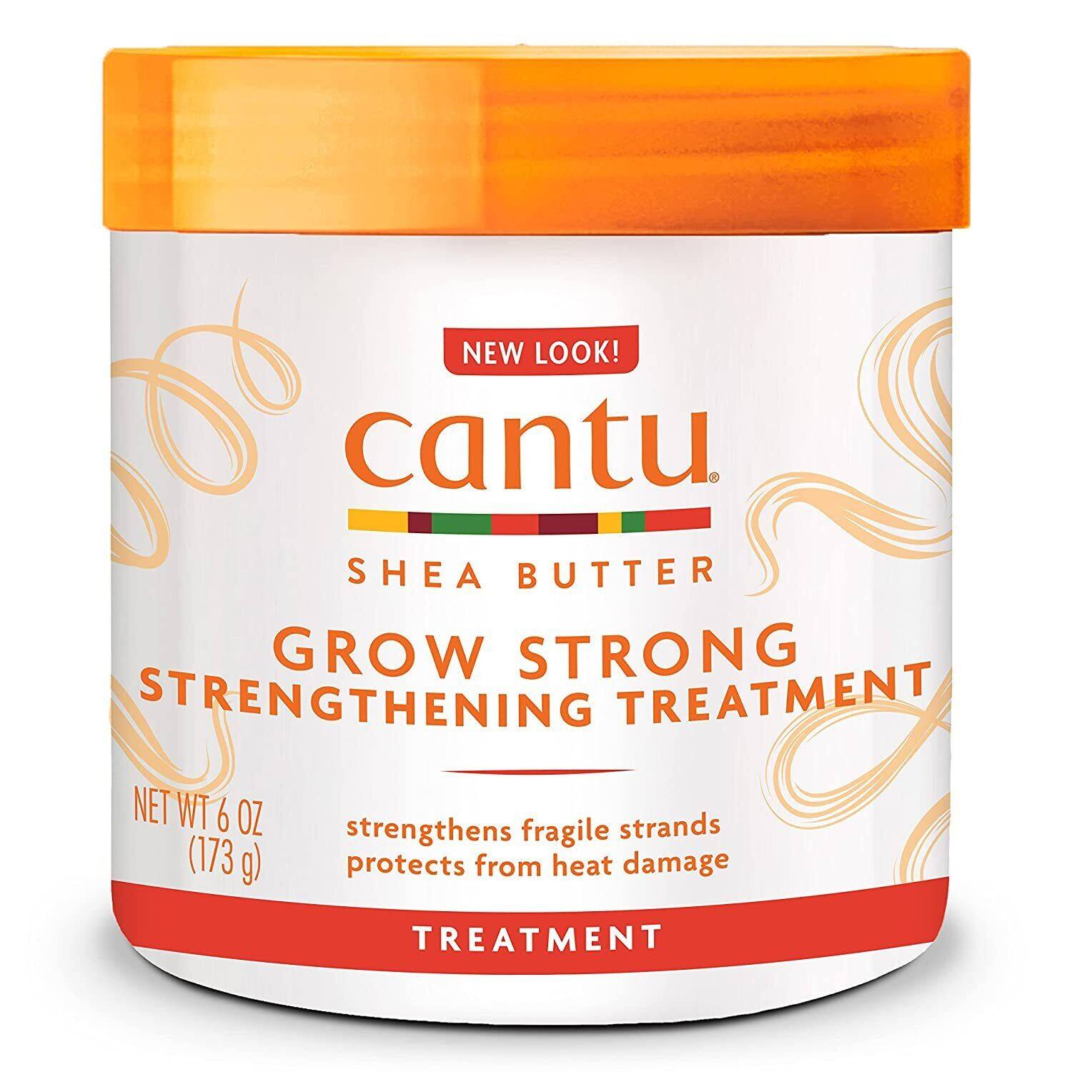 cantu-grow-strong-shea-butter-hair-cream-treatment-for-strengthening-173-g-1731345594 Cantu, Grow Strong, Sheaboter, Haarcrème behandeling, Voor versterking, 173 g - Afbeelding 1