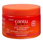 Cantu, Shea Butter, Natuurlijk, Haarbehandelingscrèmemasker, Repareren, 340 g