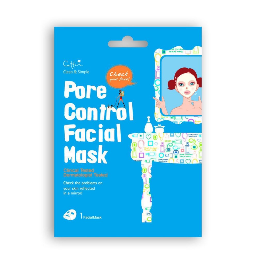 cettua-cettua-pore-control-sheet-mask-for-face-20-g-1785754149 Cettua, Cettua, Pore Control, Gezichtsmasker, Voor gezicht, 20 g - Afbeelding 1