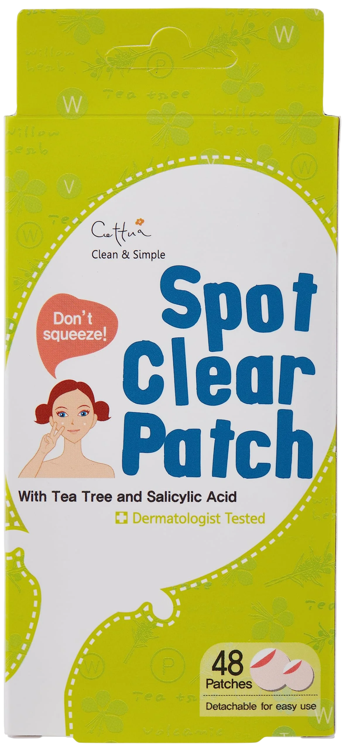 cettua-spot-clear-anti-acnee-local-treatment-patch-for-face-48-pcs-1785756066-1 Cettua, Spot Clear, Anti-Acne, Lokale behandelpatch, Voor gezicht, 48 pcs - Afbeelding 1