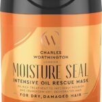 Charles Worthington, Moisture Seal Intensive, Haarbehandelingscrèmemasker, Voor hydratatie, 160 ml