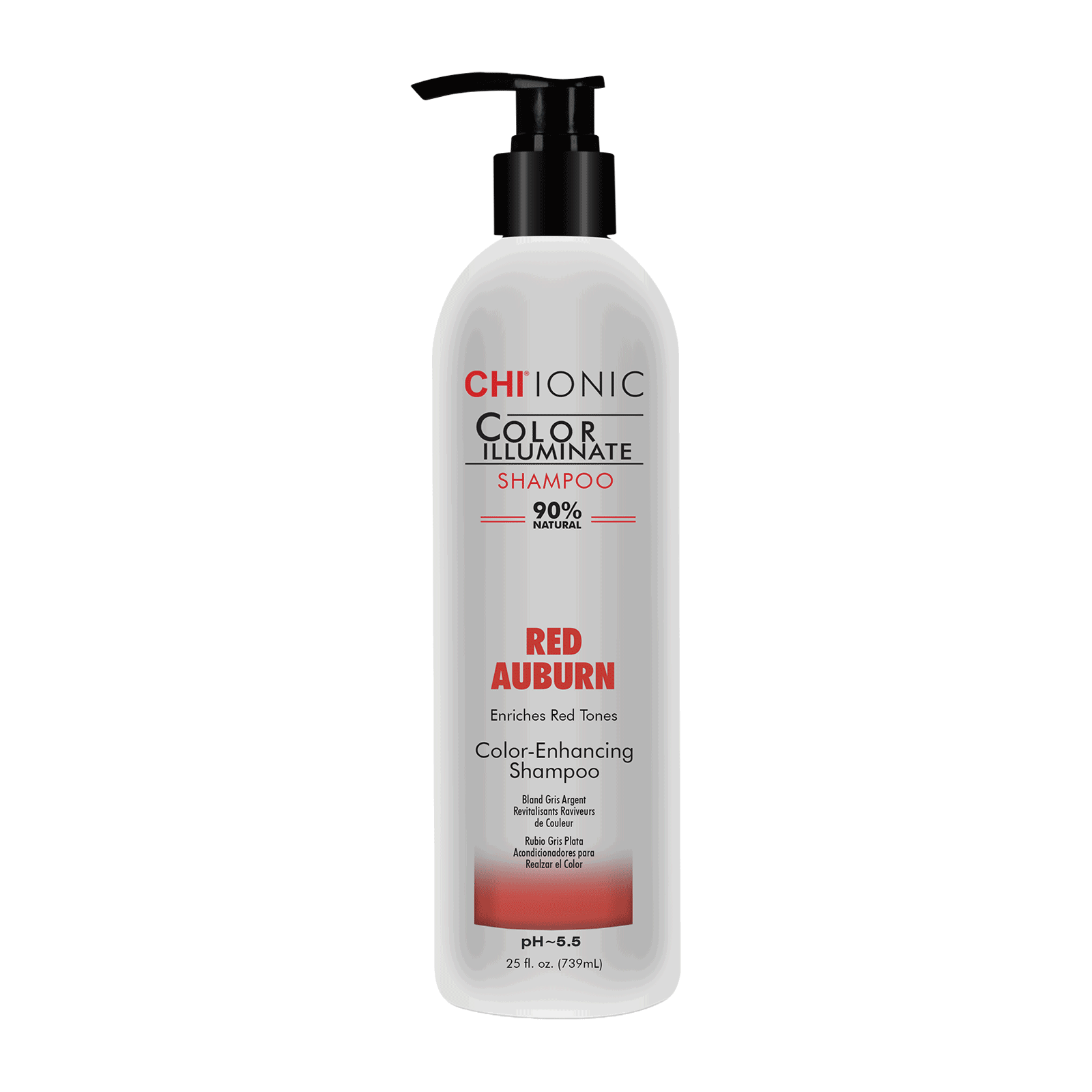 chi-color-illuminate-paraben-free-hair-colour-shampoo-for-natural-hair-color-color-treated-hair-red-auburn-739-ml-1682079819 Chi, Ionic Color Illuminate, Parabeenvrij, Haarkleurshampoo, Voor natuurlijke haarkleur & gekleurd haar, Red Auburn, 739 ml - Afbeelding 1