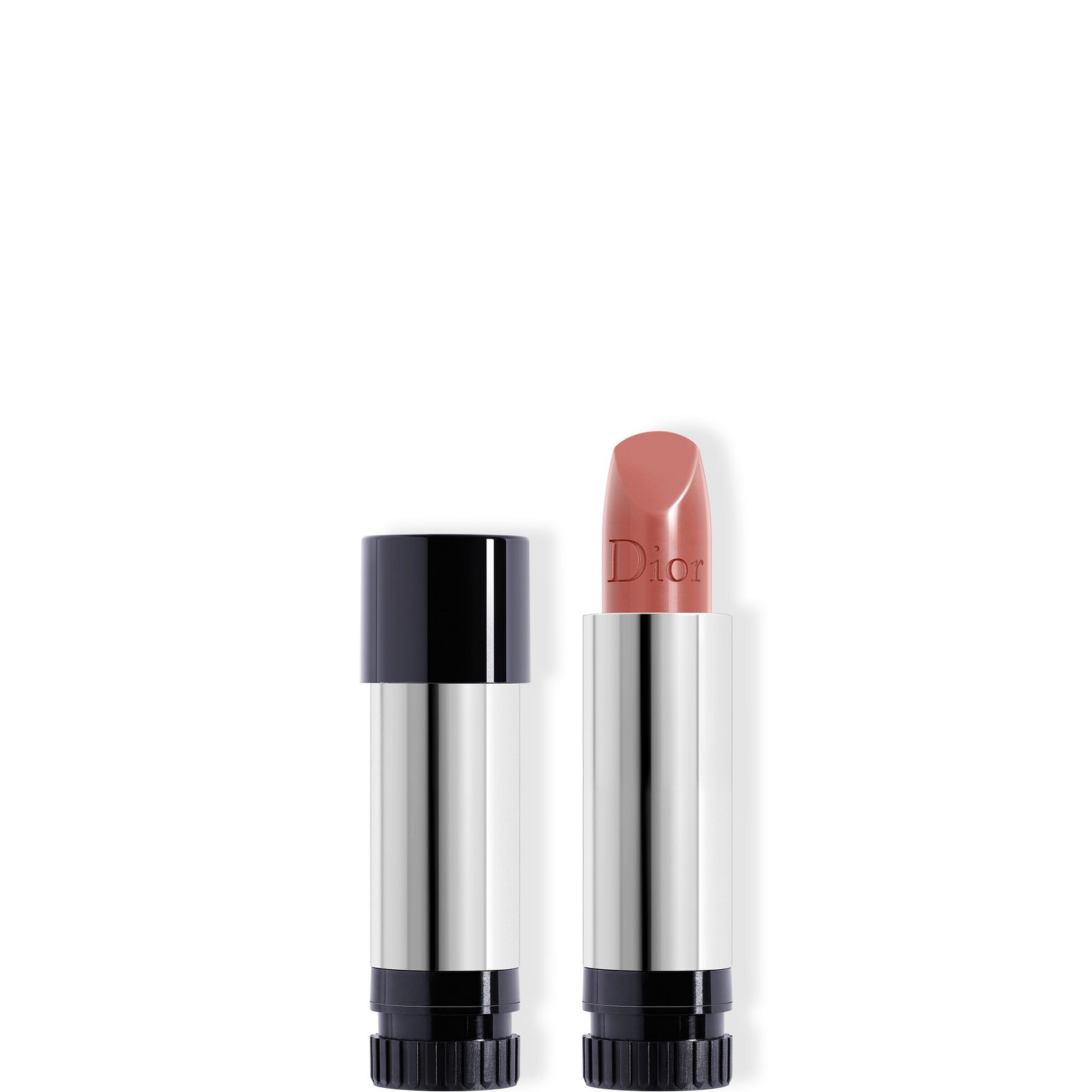 christian-dior-couture-colour-satin-finish-cream-lipstick-100-nude-look-refill-3-5-ml-1747812466 Christian Dior, Couture Colour, Satijnen afwerking, Crèmelippenstift, 100, Nude Look, Hervullen, 3.5 ml - Afbeelding 1