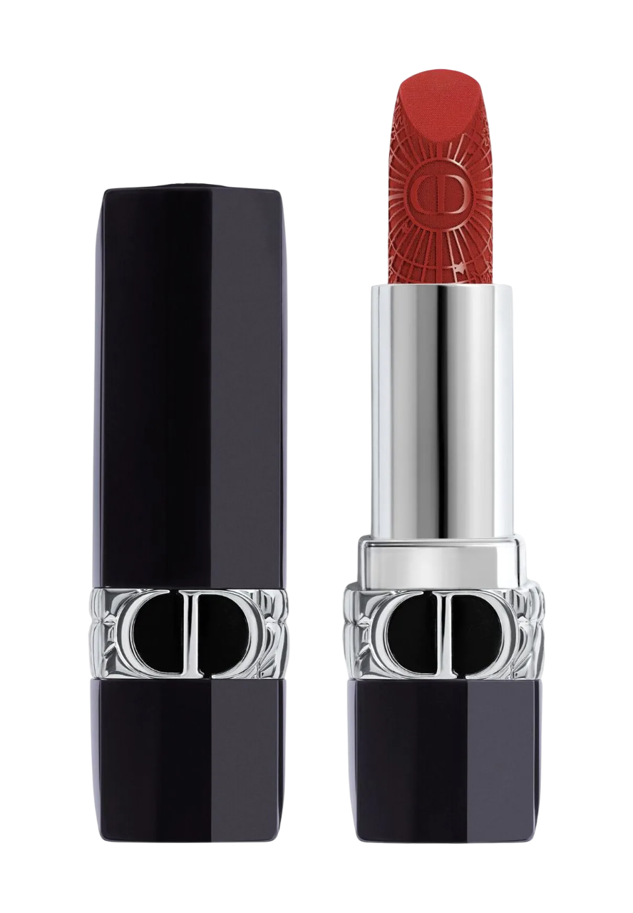 christian-dior-couture-colour-velvet-cream-lipstick-999-refillable-3-5-g-1746185111 Christian Dior, Couture Colour, Fluweel, Crèmelippenstift, 999, Navulbaar, 3.5 g - Afbeelding 1