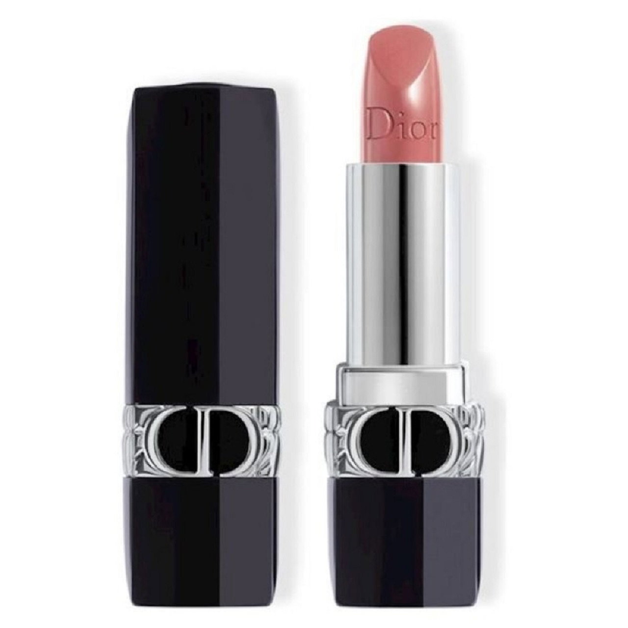 christian-dior-dior-rouge-jojoba-satin-finish-cream-lipstick-100-nude-look-refillable-3-5-g-1747810586 Christian Dior, Dior Rouge, Jojoba, Satijnen afwerking, Crèmelippenstift, 100, Nude Look, Navulbaar, 3.5 g - Afbeelding 1