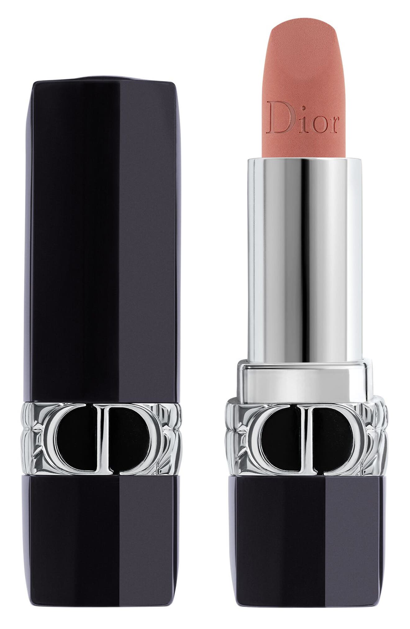 christian-dior-dior-rouge-lip-balm-100-nude-look-refillable-3-5-g-1747811032 Christian Dior, Couture Colour, Lippenbalsem, 100, Nude Look, Navulbaar, 3.5 g - Afbeelding 1