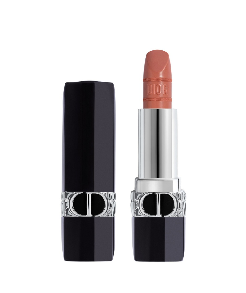 christian-dior-dior-rouge-satin-finish-cream-lipstick-nude-fauve-3-5-g-1747818189 Christian Dior, Dior Rouge, Satijnen afwerking, Crèmelippenstift, Naakte Fauve, 3.5 g - Afbeelding 1
