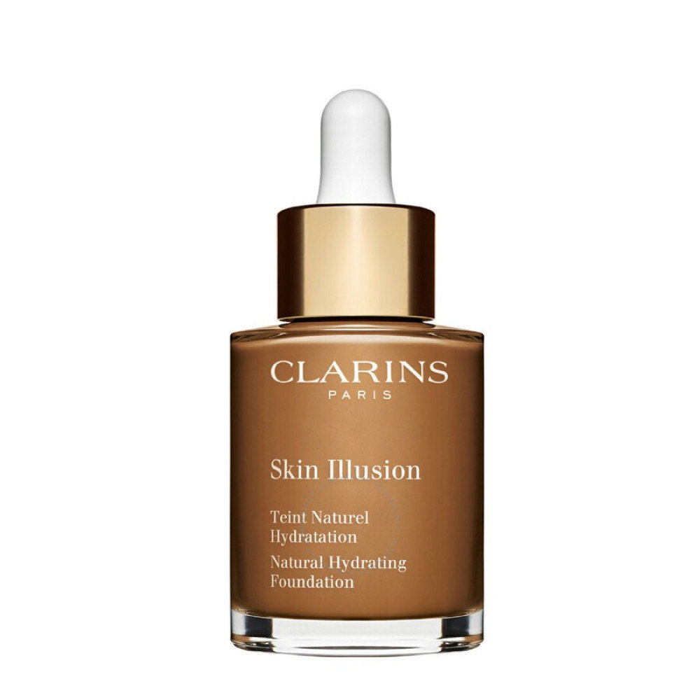 clarins-skin-illusion-colour-correcting-liquid-foundation-118-5-chocolate-natural-spf-15-30-ml-1669723959 Clarins, Skin Illusion, Kleuren corrigeren, Vloeibare foundation, 118,5, Natuurlijke chocolade, SPF 15, 30 ml *Tester - Afbeelding 1