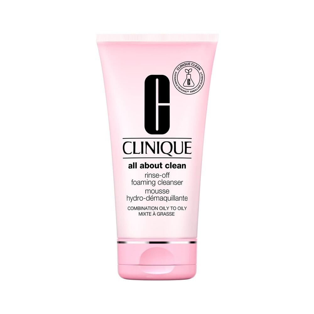 clinique-all-about-clean-hydrating-cleansing-foaming-cream-150-ml-1767597020 Clinique, All About Clean, Hydraterend, Reinigende schuimcrème, 150 ml - Afbeelding 1