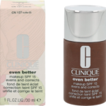 Clinique, Even Better, Parabeenvrij, Hydraterend, Vloeibare foundation, CN 127, Truffel, SPF 15, 30 ml