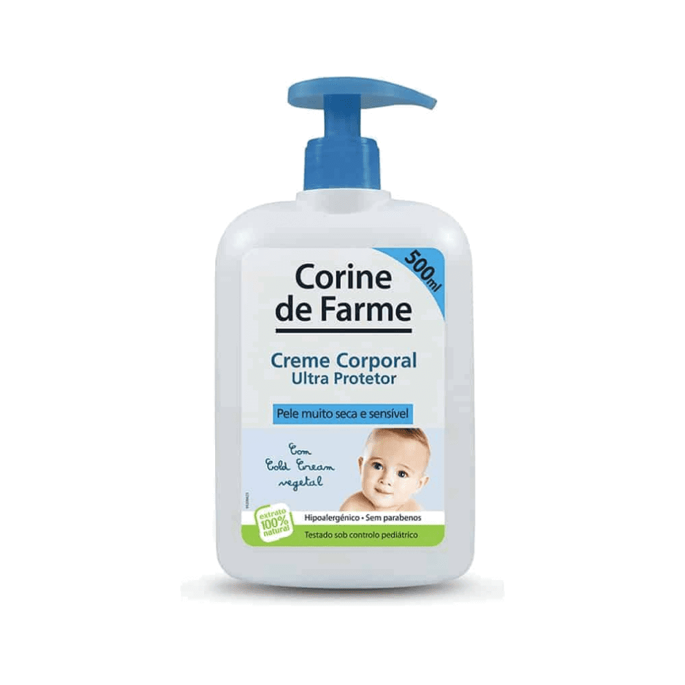 corine-de-farme-baby-hypoallergenic-protective-body-cream-body-500-ml-tester-1763635985 Corine De Farme, Baby, Hypoallergeen, Beschermend, Bodycrème, Lichaam, 500 ml *Tester - Afbeelding 1