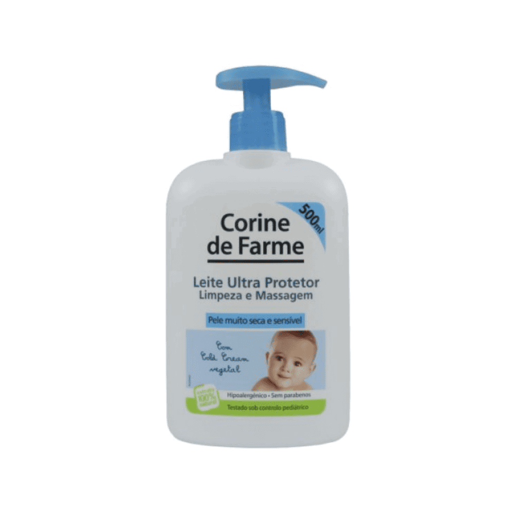 corine-de-farme-baby-protection-body-lotion-all-over-the-body-500-ml-tester-1763636078 Corine De Farme, Baby, Bescherming, Bodylotion, Over het hele lichaam, 500 ml *Tester - Afbeelding 1