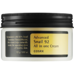 Cosrx, Advanced Snail 92, Slakkenextract, Hydraterend en voedend, Room, Voor gezicht, 100 ml