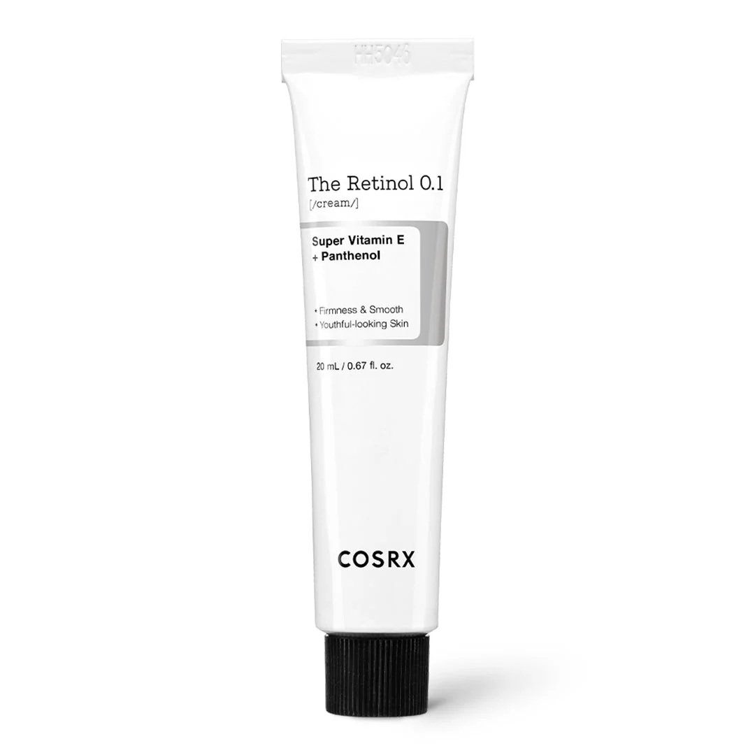 cosrx-the-retinol-0-1-firming-smoothing-daily-cream-for-face-20-ml-1787039191 Cosrx, The Retinol 0.1, Verstevigend, gladmakend, Dagelijks, Room, Voor gezicht, 20 ml - Afbeelding 1