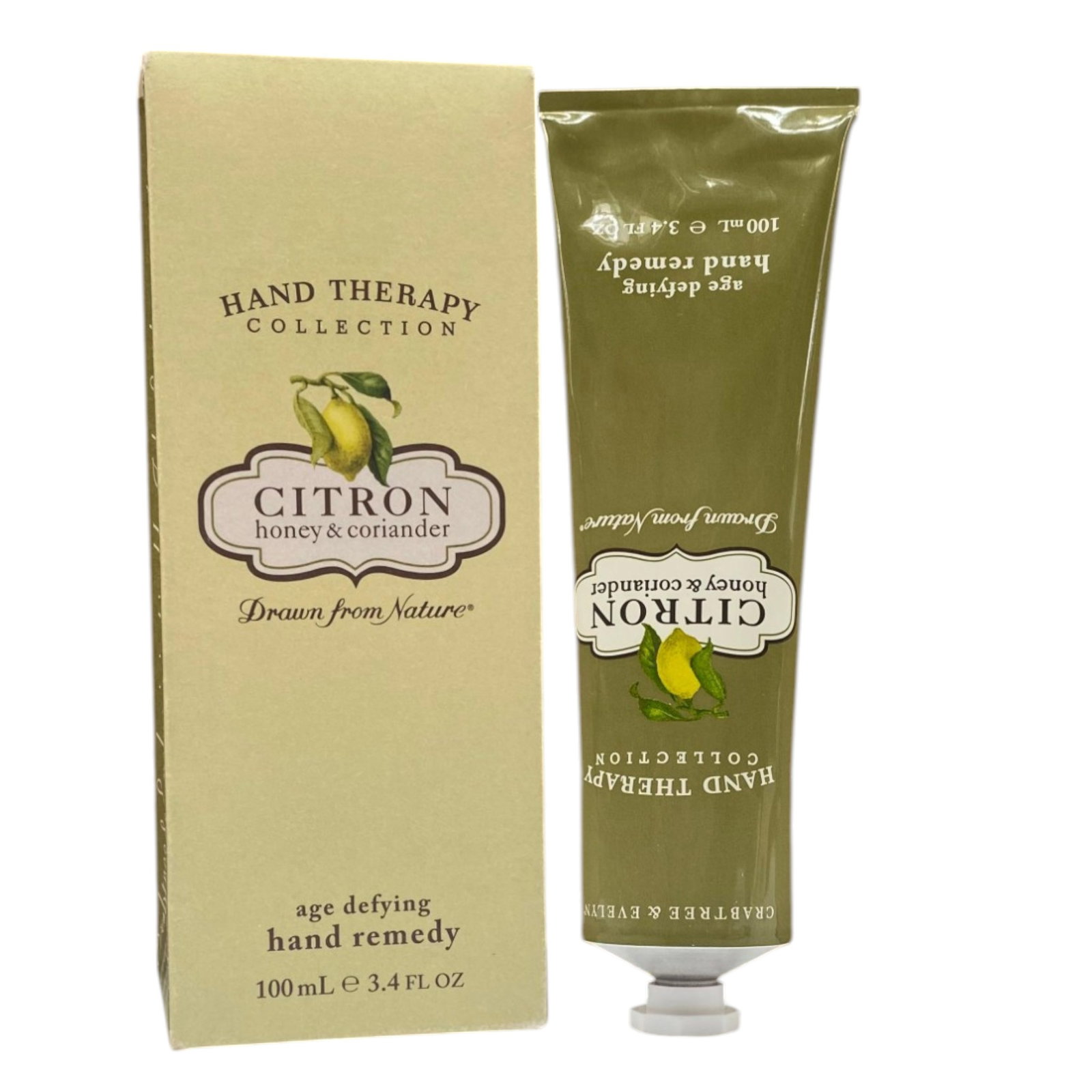 crabtree-evelyn-citron-honey-coriander-age-defying-hand-cream-100-g-1751462145 Crabtree & Evelyn, Citron, Honey & Coriander, Leeftijd-tartend, Handcrème, 100 g - Afbeelding 1