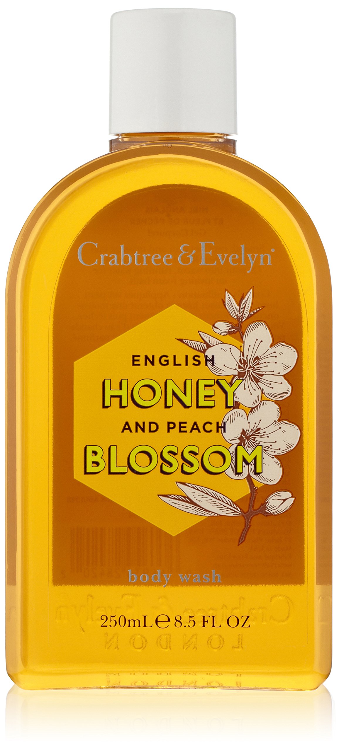 Version 1.0.0 Crabtree & Evelyn, Honey & Peach Blossom, Hydraterend, Douchegel, 250 ml - Afbeelding 1