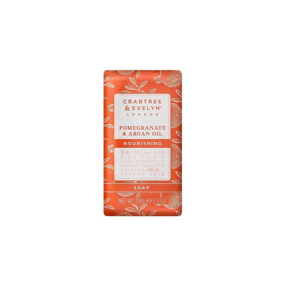 crabtree-evelyn-pomegranate-argan-oil-nourishing-soap-bar-158-g-1718262859 Crabtree & Evelyn, Pomegranate & Argan Oil, Voedzaam, Zeepstaaf, 158 g - Afbeelding 1