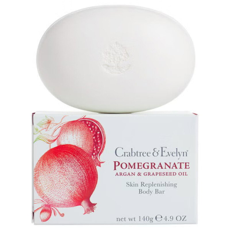 crabtree-evelyn-pomegranate-soap-bar-140-g-1718536927 Crabtree & Evelyn, Pomegranate, Zeepstaaf, 140 g - Afbeelding 1
