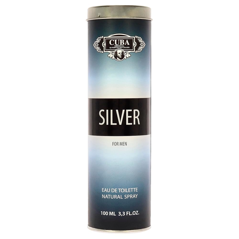 cuba-silver-eau-de-toilette-for-men-100-ml-1776343875 Cuba, Silver, Eau de Toilette, Voor mannen, 100 ml - Afbeelding 1