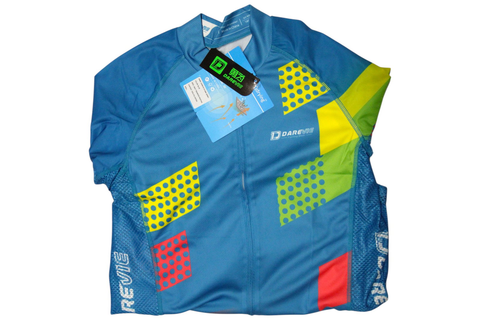 darevie-pro-jersey-sports-men-synthetic-jacket-dvj046-blue-1781759767 Darevie, Pro Jersey, Sportief synthetisch herenjack, DVJ046, Blauw - Afbeelding 1