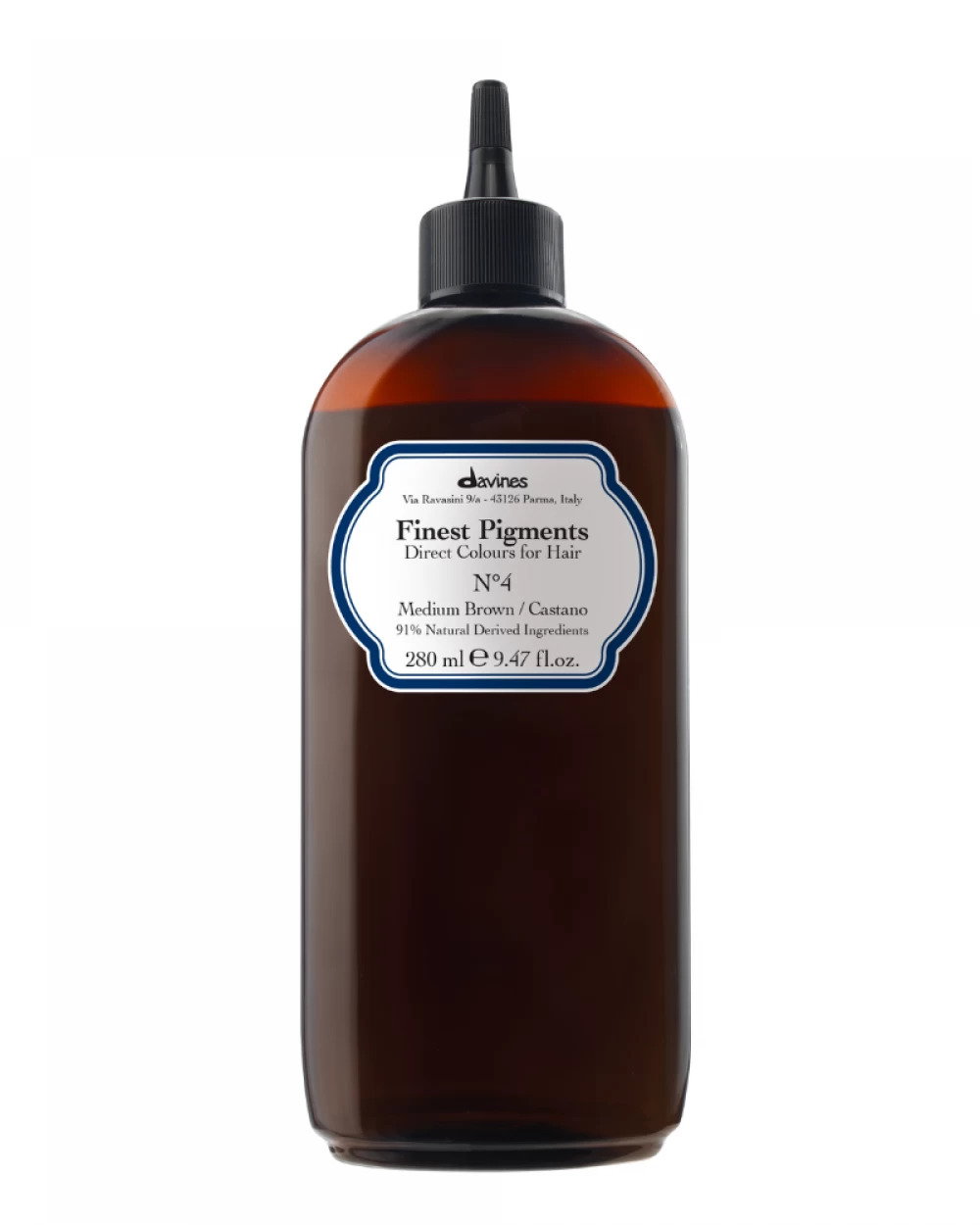 davines-finest-gloss-natural-ingredients-hair-colouring-pigment-medium-brown-280-ml-1747996963 Davines, Finest Gloss, Natuurlijke ingrediënten, Haarkleurpigment, N.4 Medium Brown, 280 ml - Afbeelding 1