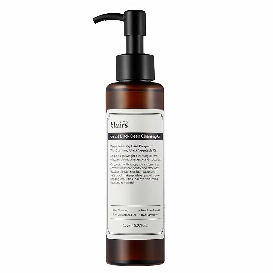 dear-klairs-gentle-black-deep-cleansing-oil-cleansing-oil-for-face-150-ml-1776338659 Dear Klairs, Gentle Black, Hydraterend, Reinigingsolie, Voor gezicht, 150 ml - Afbeelding 1