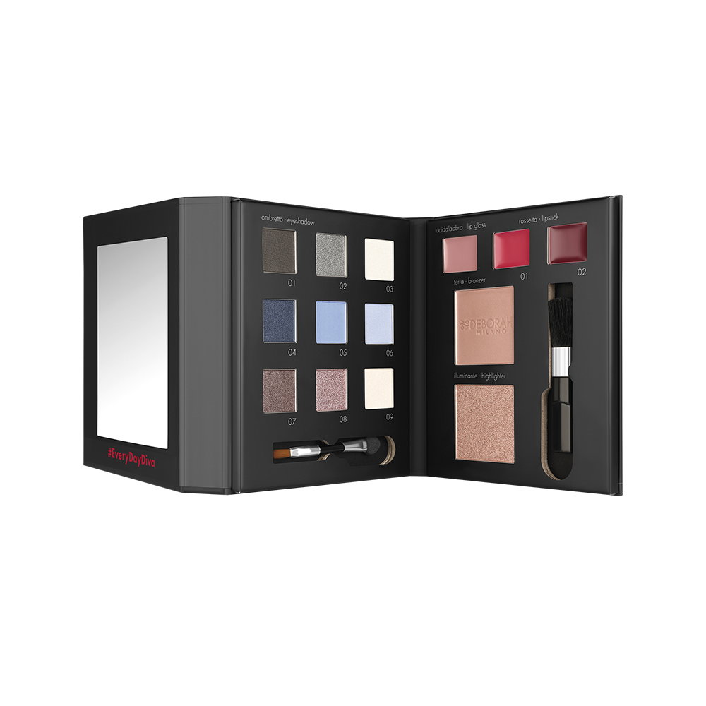 deborah-book-vol-1-multi-use-face-palette-23-14-shades-1779434311 Deborah, Book Vol. 1, Multifunctioneel, Gezichtspalet, 23, 14 Shades - Afbeelding 1