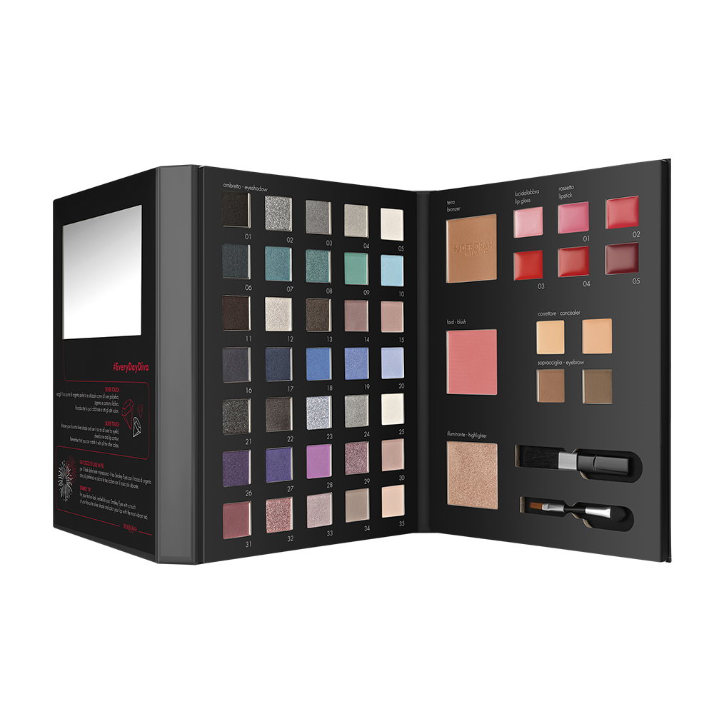 deborah-book-vol-3-multi-use-face-palette-23-47-shades-1779434587 Deborah, Book Vol. 3, Multifunctioneel, Gezichtspalet, 23, 47 Shades - Afbeelding 1