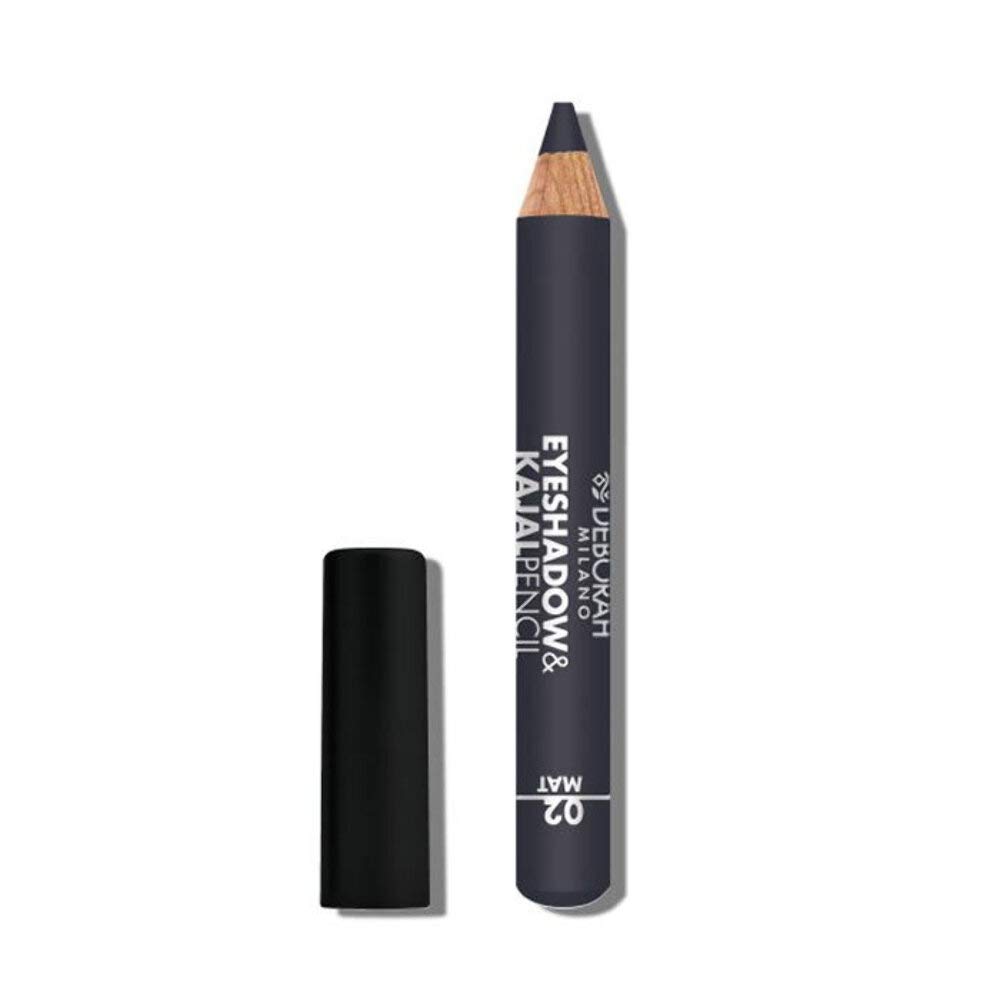 deborah-deborah-blending-matt-eyeshadow-kajal-eyeliner-2-grey-2-g-1673250022 Deborah, Deborah, Mengen, Matt, Oogschaduw & Kajal eyeliner 2-in-1, 2, Grijs, 2 g - Afbeelding 1