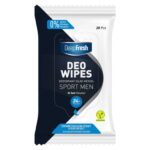 Deep Fresh, Deo Wipes, Reinigingsdoekjes, Oksel, 20 st, *Tester