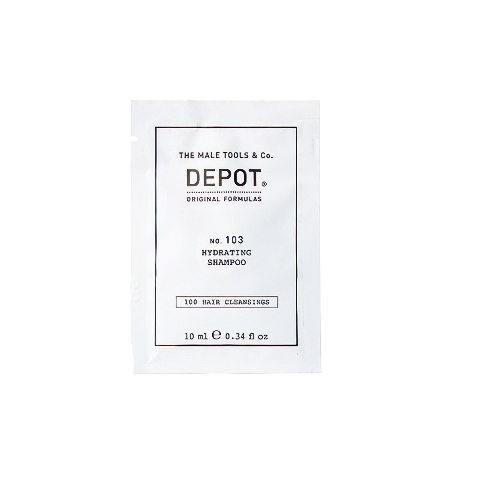 depot-100-hair-cleansings-no-103-soap-free-hair-shampoo-for-moisturizing-10-ml-materials-1670864530 Depot, 100 Hair Cleansing No. 103, Provitamine B5, Haarshampoo, Voor hydratatie, 10 ml - Afbeelding 1