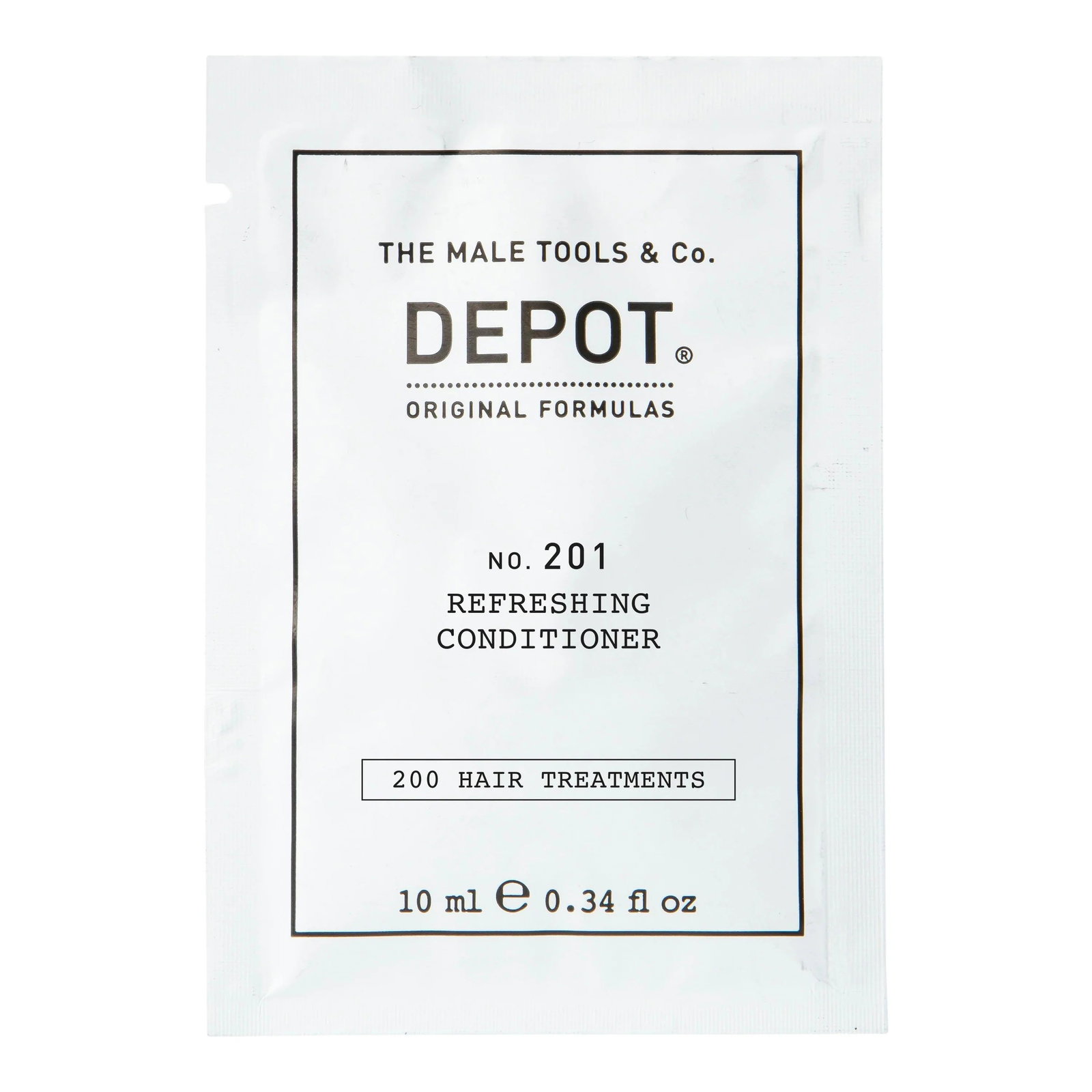 depot-200-hair-treatments-no-201-botanical-hair-conditioner-for-moisturizing-250-ml-1670877274 Depot, 200 Hair Treatments No. 201, Botanisch complex, Haarconditioner, Voor revitalisering, 10 ml - Afbeelding 1