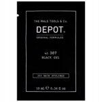 Depot, 300 Hair Stylings No. 307 Black, Botanisch complex, Haarstylinggel, Tijdelijke dekking & volume, Medium hold, 10 ml