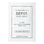 Depot, 400 Shave Specifics No. 403, Zoete amandel, Verzachting, Pre-scheerolie, 5 ml