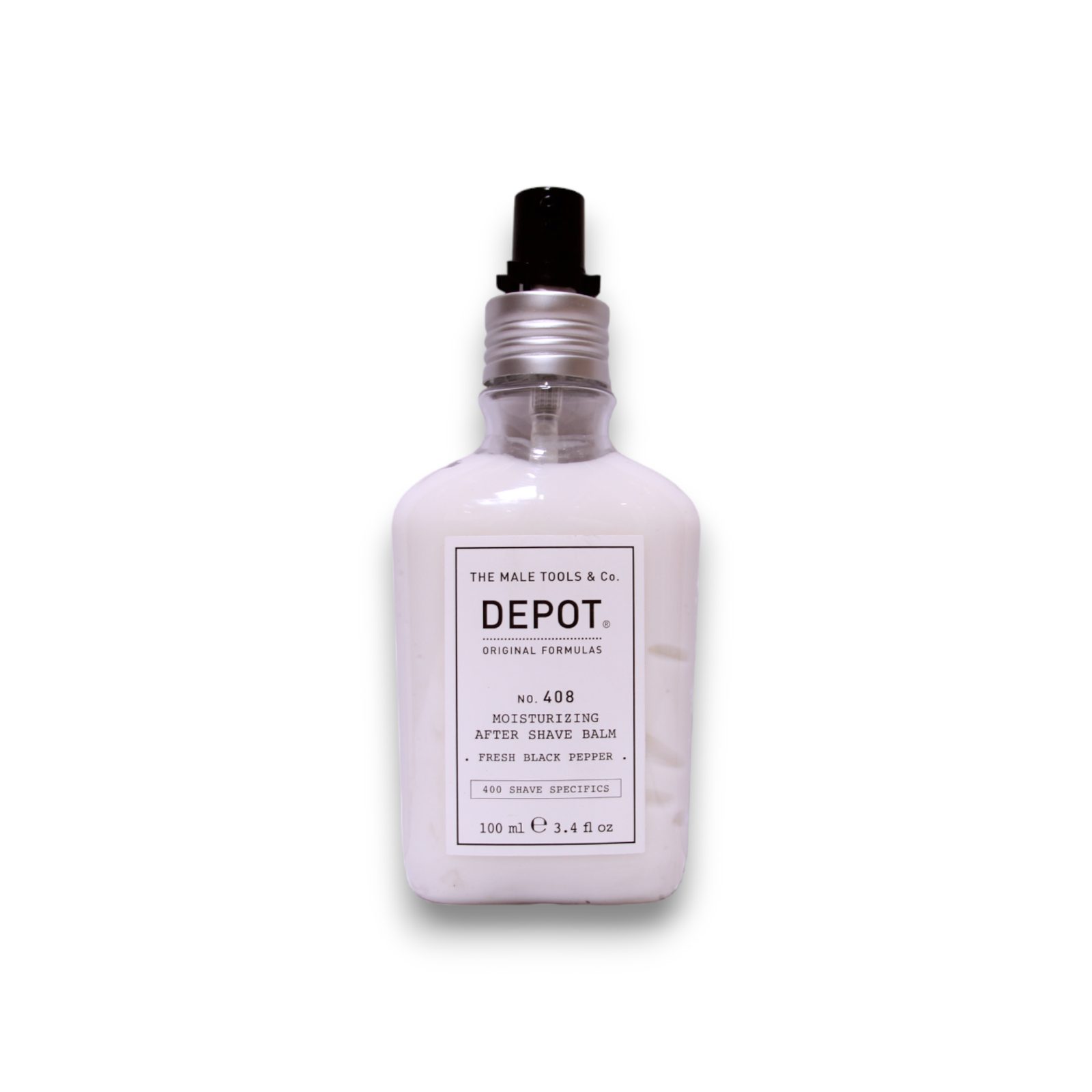 depot-400-shave-specifics-no-408-fresh-black-pepper-moisturizing-after-shave-balm-100-ml-1689845035 Depot, 400 Shave Specifics No. 408, Verse zwarte peper, Hydraterend, Aftershave balsem, 100 ml - Afbeelding 1