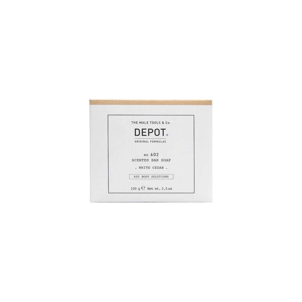 depot-600-body-solutions-no-602-classic-cologne-cleansing-scented-bar-soap-floral-notes-100-g-1-8032274111894-1671551376 Depot, 600 Body Solutions No. 602, Botanisch complex, Reiniging, Witte ceder, Geparfumeerde zeepbar, 100 g - Afbeelding 1