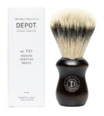 Depot, Accessories No. 731 Luxury, Houten, Gezichtsscheerkwast, Bruin - Afbeelding 2