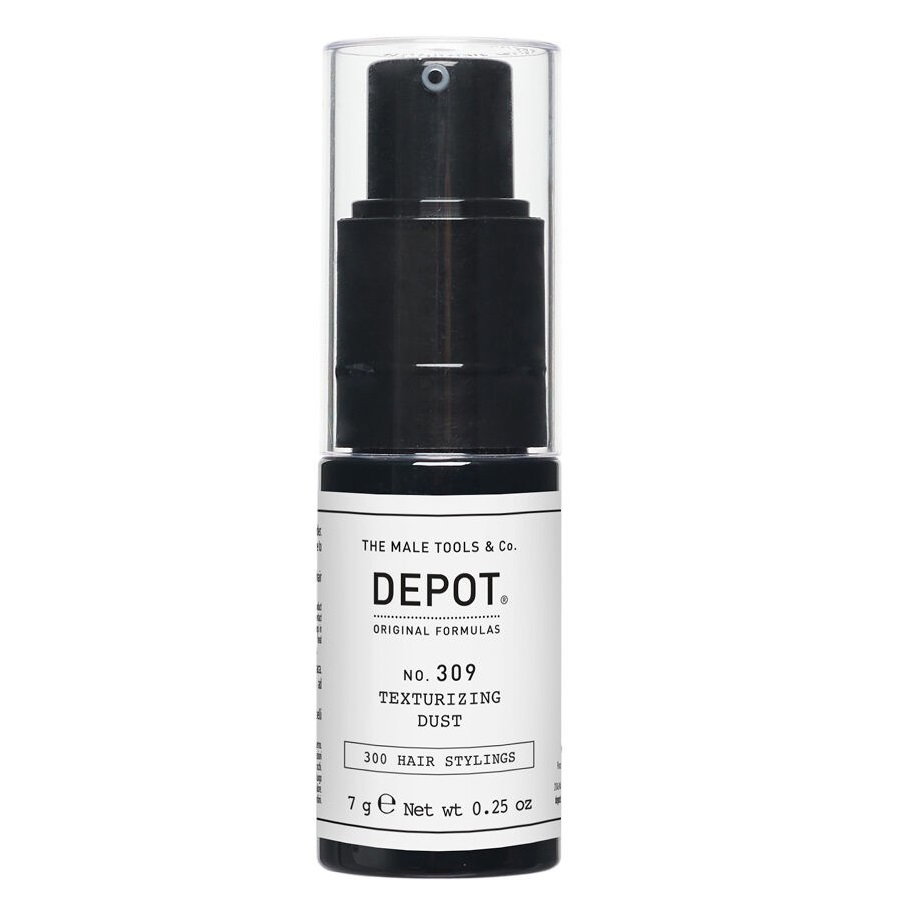 depot-depot-hair-styling-powder-texturizing-7-g-0-8032274086895-1676459100 Depot, 300 Hair Stylings No. 309, Glycerine, Haarstylingpoeder, Textureren & Volumeverhogend, Zachte houvast, 7 g - Afbeelding 1