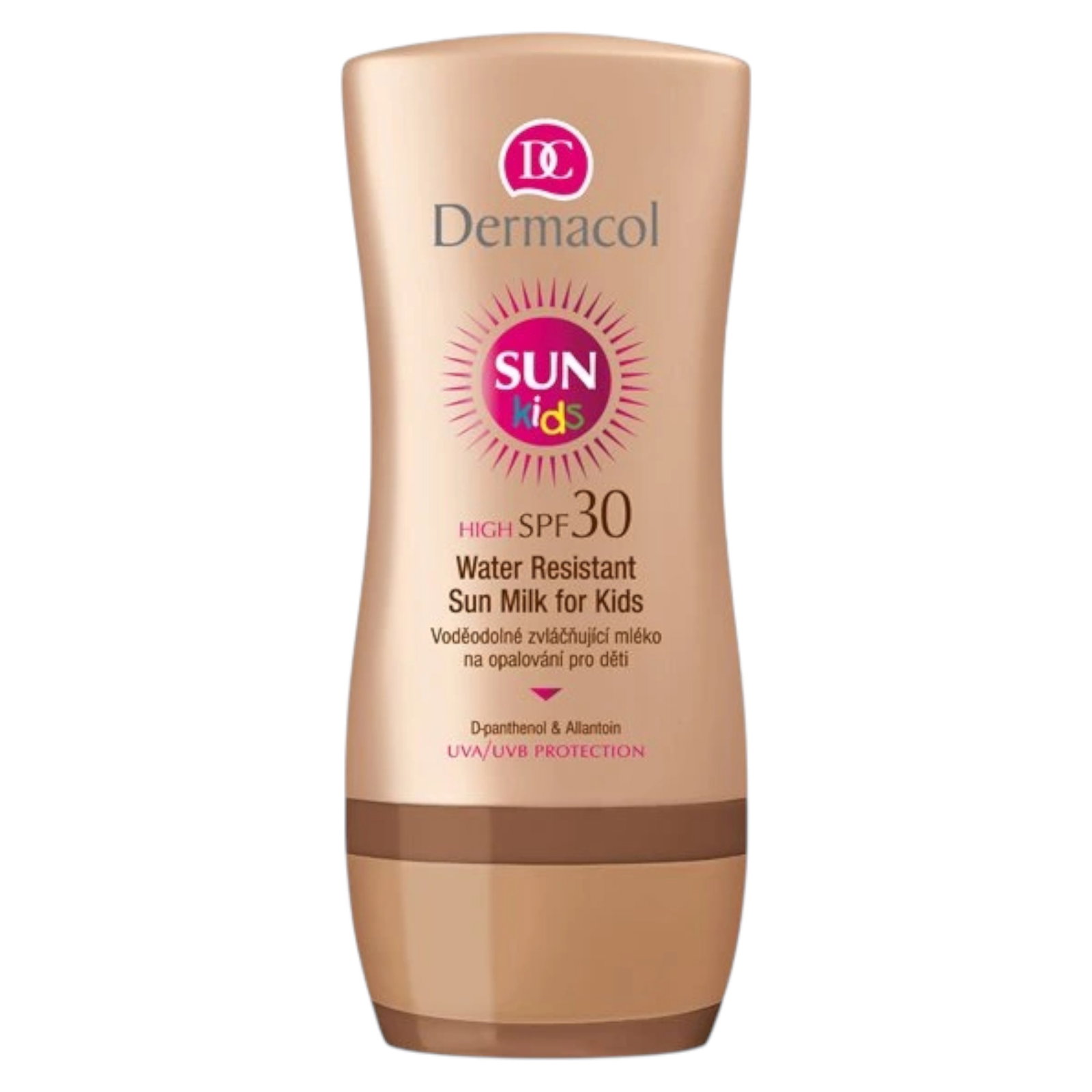 dermacol-sun-kids-water-resistant-sunscreen-milk-spf30-200-ml-tester-1763640493 Dermacol, Sun Kids, Waterbestendig, Zonnebrandmelk, SPF30, 200 ml *Tester - Afbeelding 1