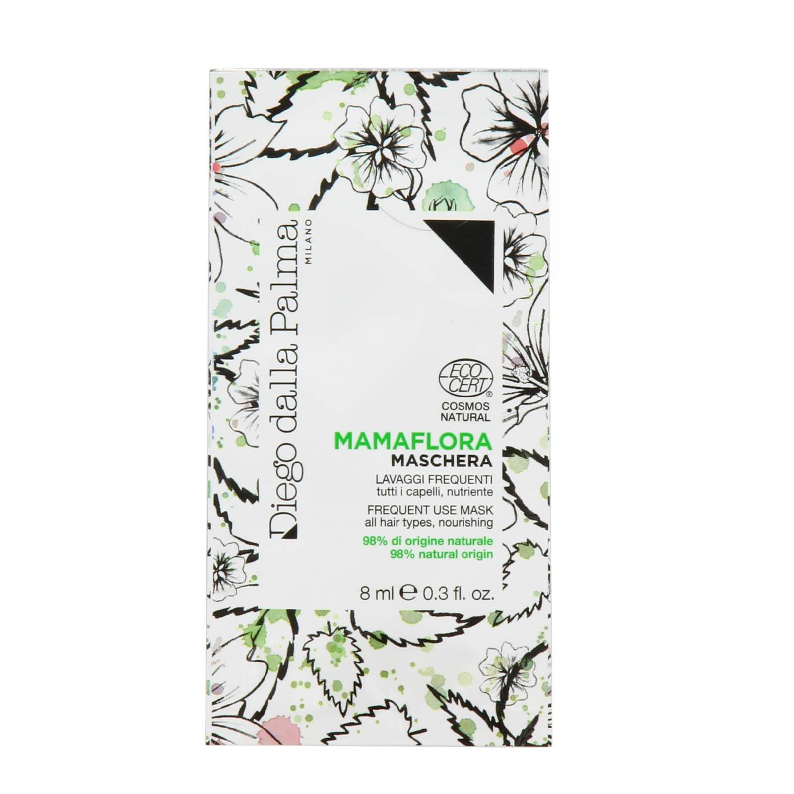 diego-dalla-palma-mama-flora-silicone-free-hair-treatment-cream-mask-for-nourishing-8-ml-1684227408 Set, Diego Dalla Palma, Mama Flora, Siliconenvrij, Haarbehandelingscrèmemasker, Voor voeding, 15 st, 8 ml - Afbeelding 1