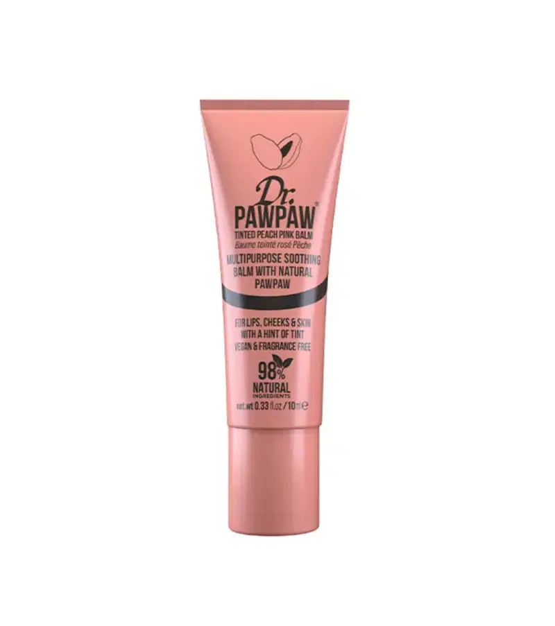 dr-pawpaw-multipurpose-lip-cheek-balm-2-in-1-pink-peach-10-ml-1786457858 Dr. PawPaw, Multipurpose, Lip & Cheek Balm 2-in-1, Roze perzik, 10 ml - Afbeelding 1