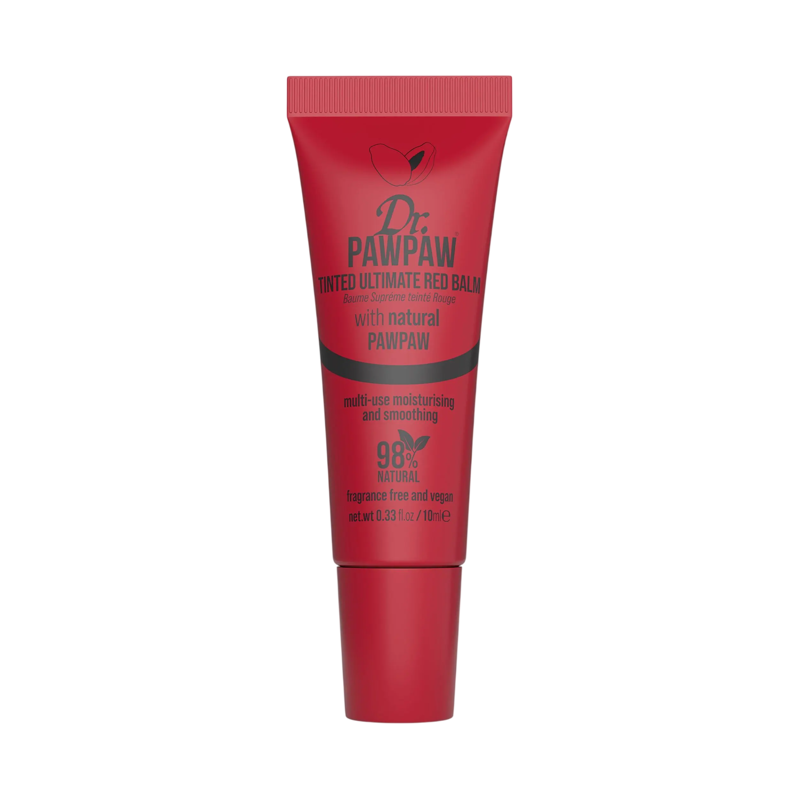 dr-pawpaw-multipurpose-tinted-lip-balm-red-10-ml-1786974574 Dr. PawPaw, Multipurpose, Getint, Lippenbalsem, Rood, 10 ml - Afbeelding 1