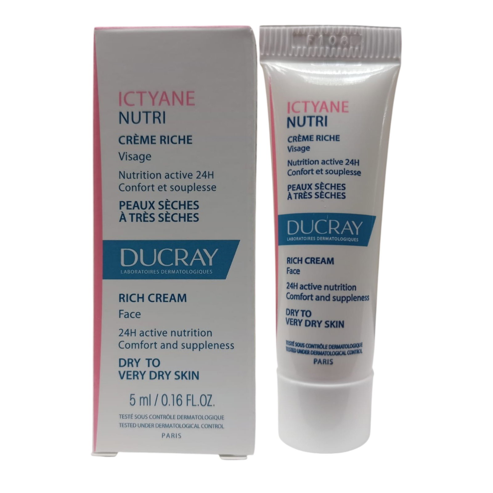 ducray-ictyane-nutri-hydrating-cleansing-scrub-for-face-5-ml-sample-1745415666 Ducray, Ictyane Nutri, Hydraterend, Reinigende scrub, Voor gezicht, 5 ml *Voorbeeld - Afbeelding 1