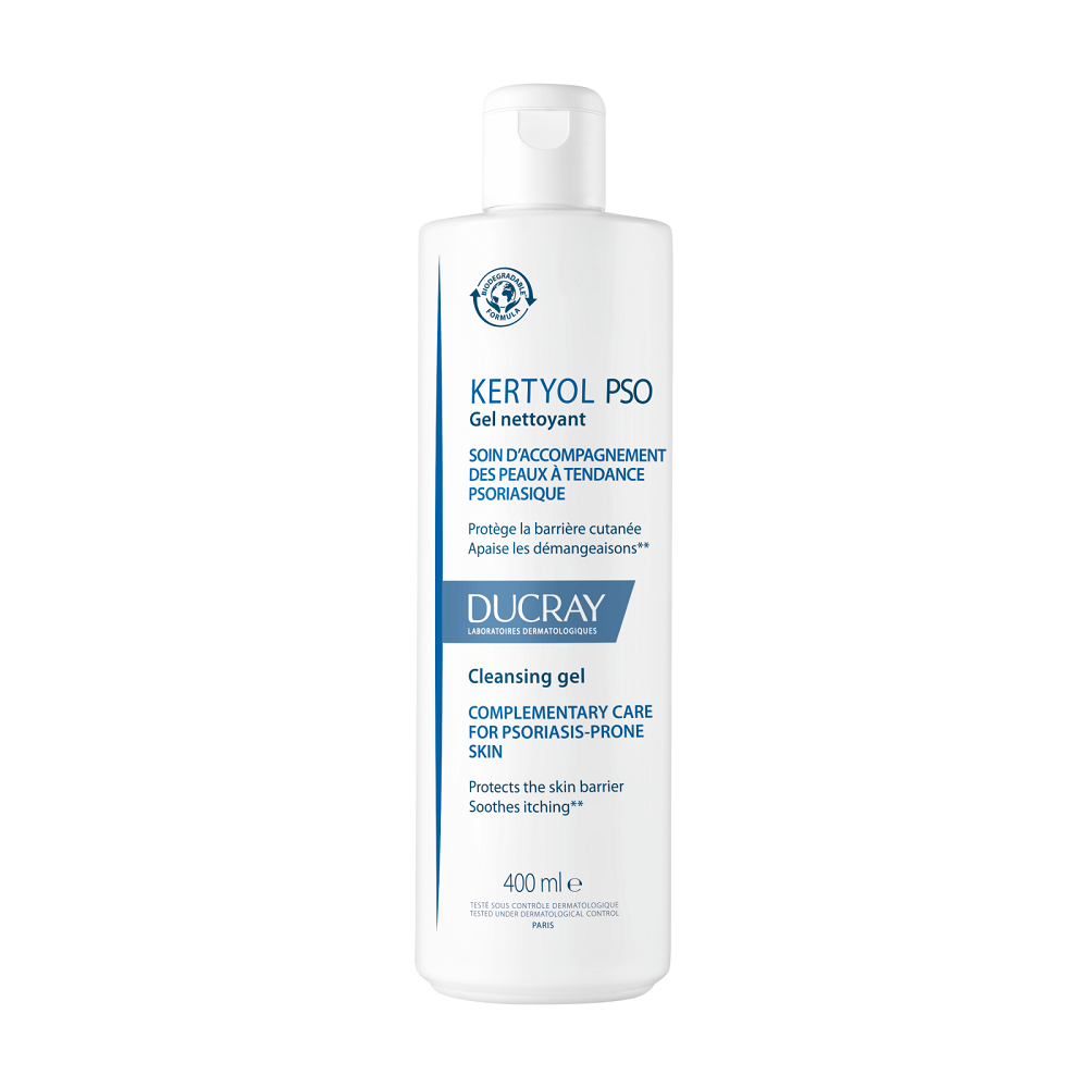 ducray-kertyol-pso-cleansing-soothing-cleansing-gel-400-ml-1769603408 Ducray, Kertyol PSO, Reiniging & Kalmerend, Reinigingsgel, 400 ml - Afbeelding 1