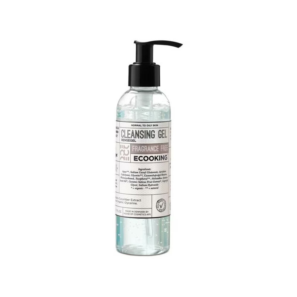 ecooking-ecooking-glycerin-cleansing-and-hydrating-cleansing-gel-for-face-200-ml-tester-1748962719 Ecooking, Ecooking, Glycerine, Reiniging en hydratatie, Reinigingsgel, Voor gezicht, 200 ml *Tester - Afbeelding 1